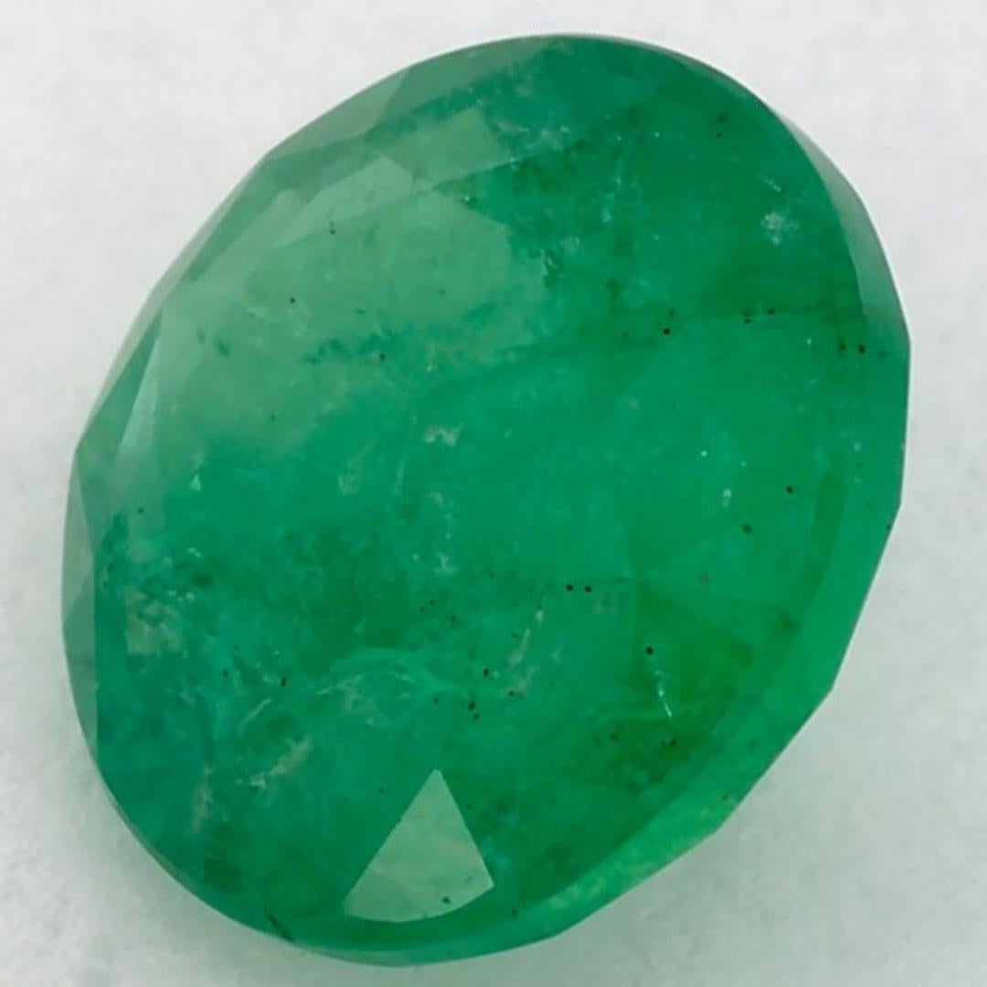 1.49 Ct Smaragd Runde Lose Edelstein (Rundschliff) im Angebot