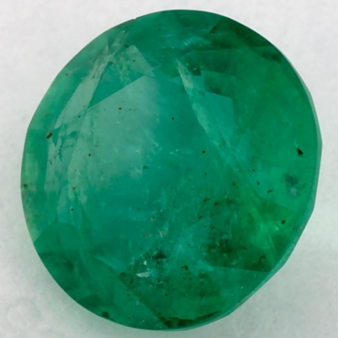 1.49 Ct Smaragd Runde Lose Edelstein (Rundschliff) im Angebot