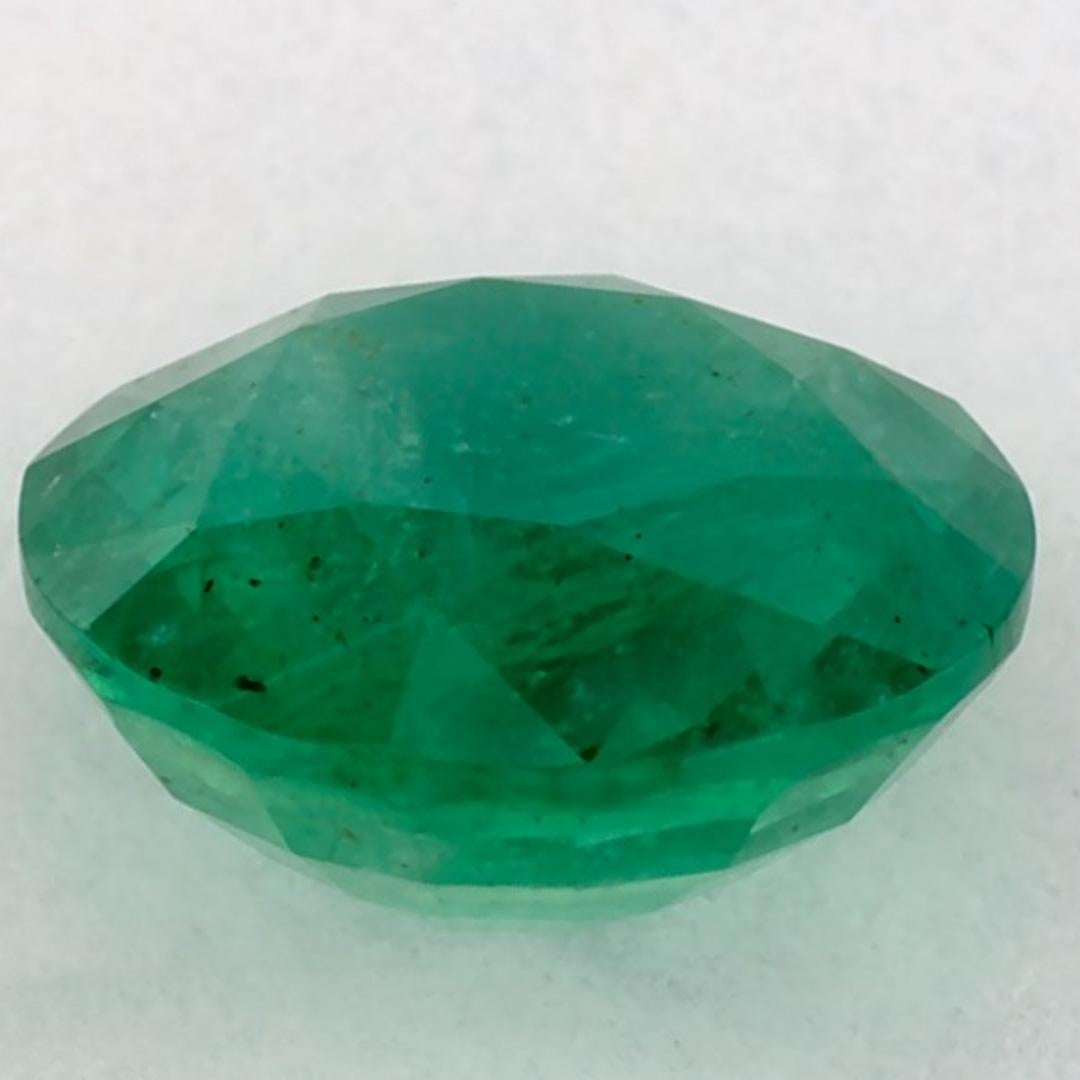 1.49 Ct Smaragd Runde Lose Edelstein im Zustand „Neu“ im Angebot in Fort Lee, NJ