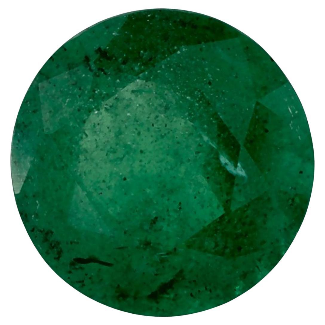 1.49 Ct Emerald Round Loose Gemstone (pierre précieuse en vrac)