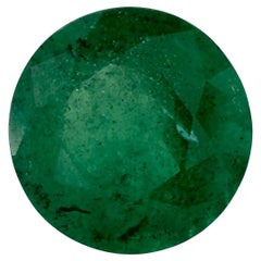 1.49 Ct Emerald Round Loose Gemstone