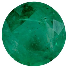 1.49 Ct Emerald Round Loose Gemstone