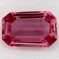 1.49 Ct Pink Sapphire Octagon Cut Loose Gemstone