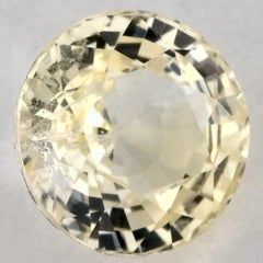 1.49 Karat Gelber Saphir Rund Lose Edelstein