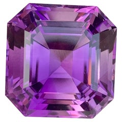 14.90 Carat Natural Loose Amethyst Asscher Cut Gemstone