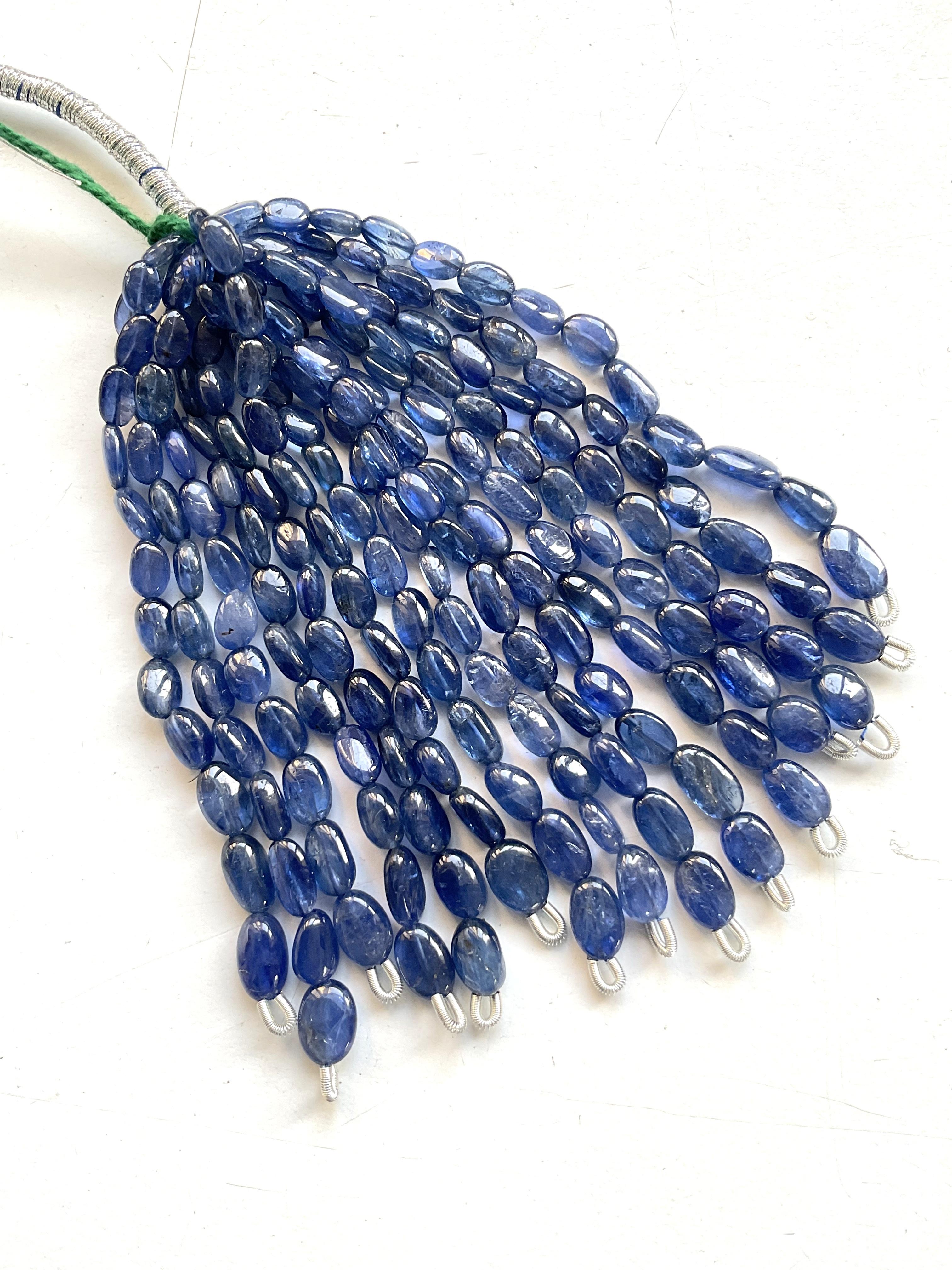 149.00 Carats Burmese No-Heat Blue Sapphire Tumbled Tassel Natural Gemstone In New Condition For Sale In Jaipur, RJ