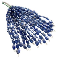 149.00 Carats Burmese No-Heat Blue Sapphire Tumbled Tassel Natural Gemstone