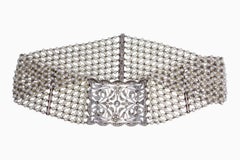 14.93 Carat Diamond Bracelet in 18 Karat White Gold
