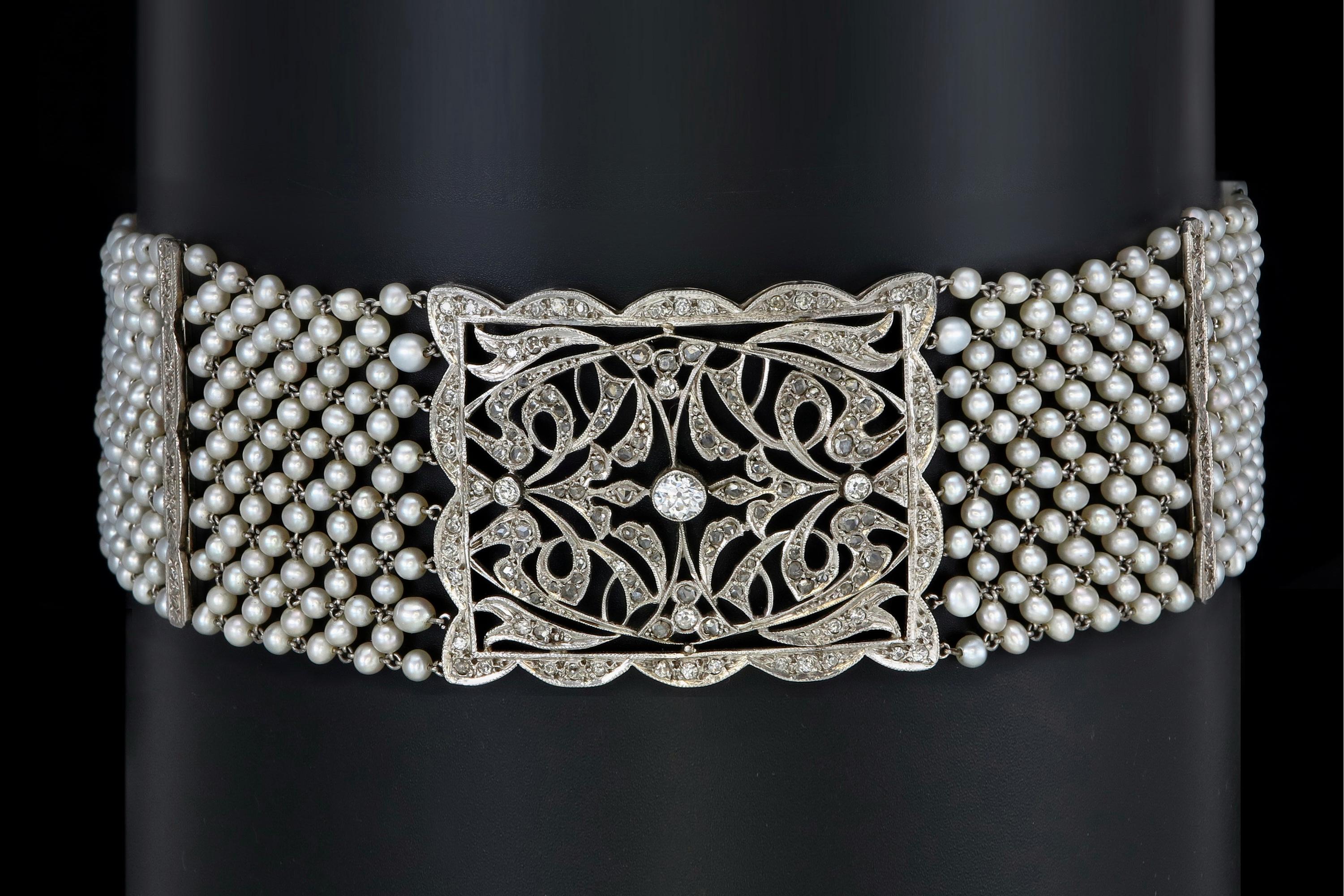 14,93 Karat Diamantarmband aus 18 Karat Weißgold (Rundschliff) im Angebot