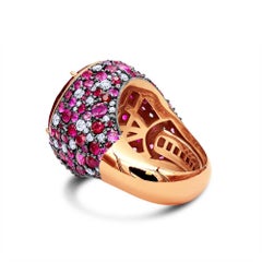 14.95 Carat Rubellite AGI certified 2.30 Carat Diamond 5.50 Carat Small Rubies