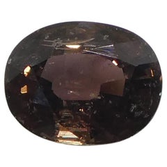 1.49ct Oval Brownish Pink Sapphire from Tanzania