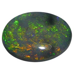 1.49ct Opale grigio ovale cabochon dall'Australia