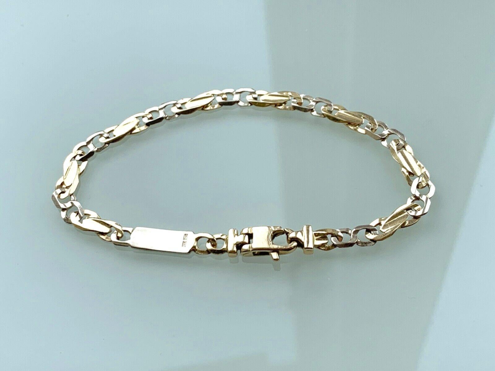 Moderne Bracelet d'orfèvrerie Atasay 14 carats 585 en vente