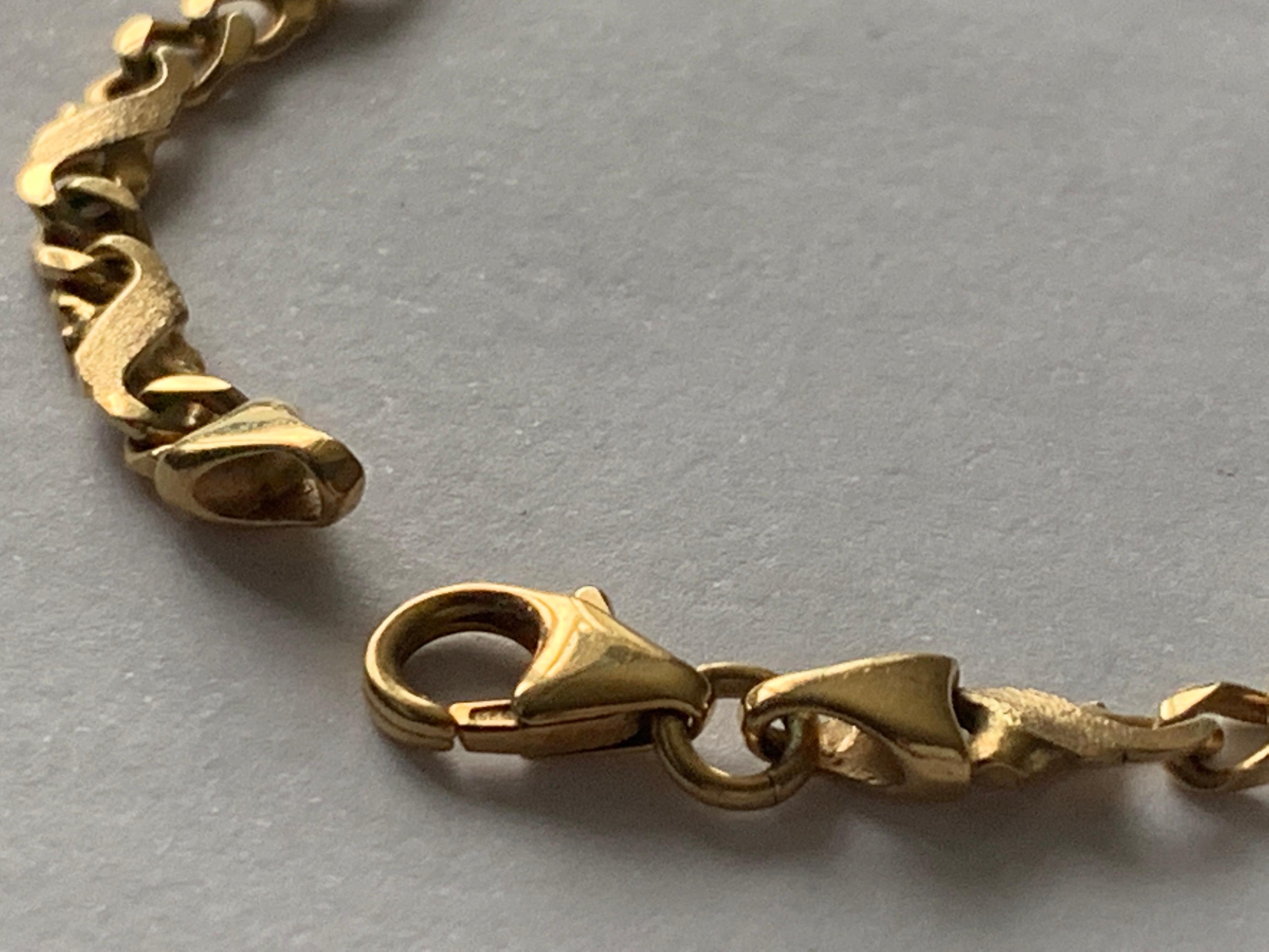 gold bracelet 585