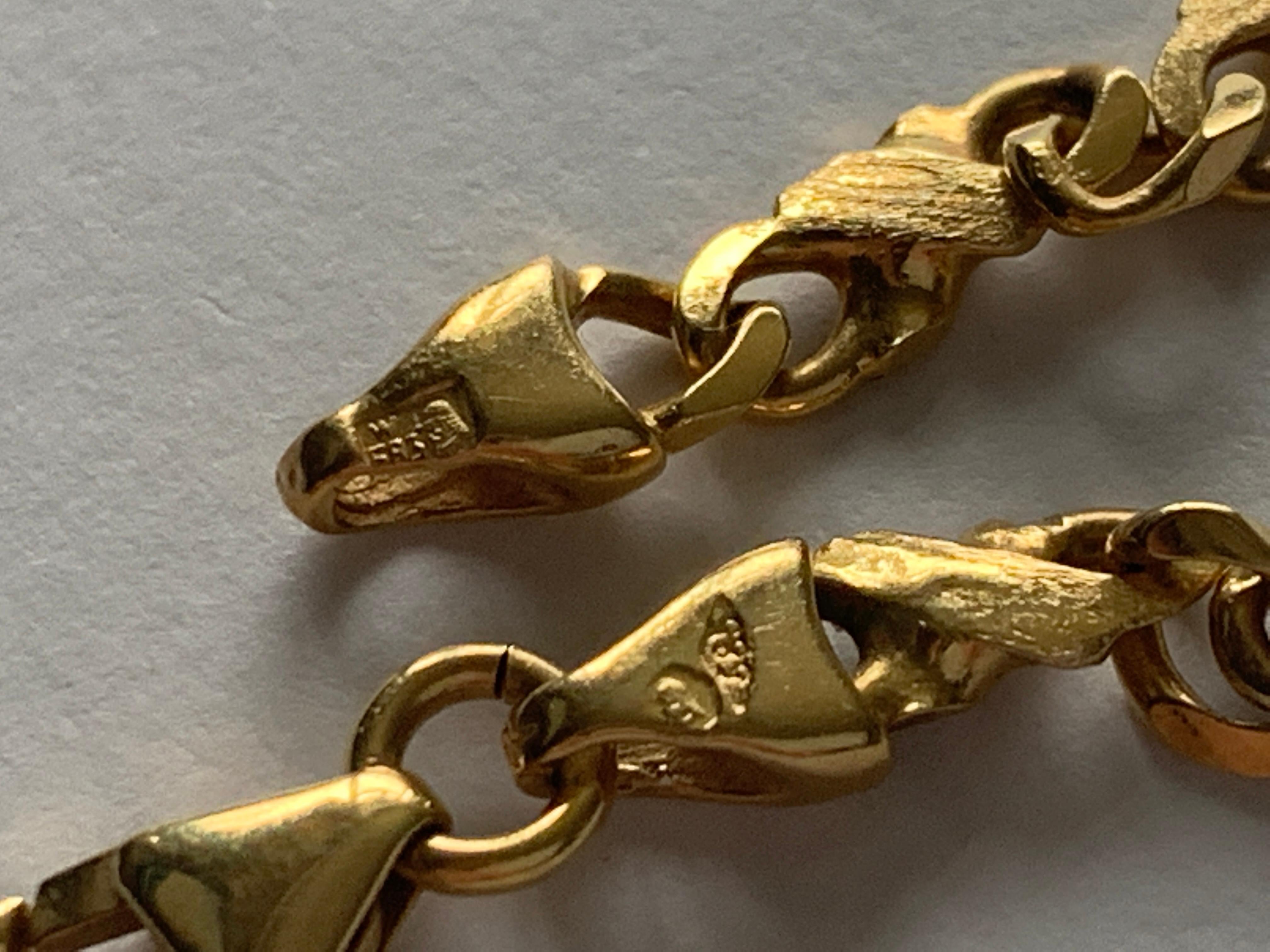 14ct 585 Gold Bracelet In Good Condition For Sale In London, GB