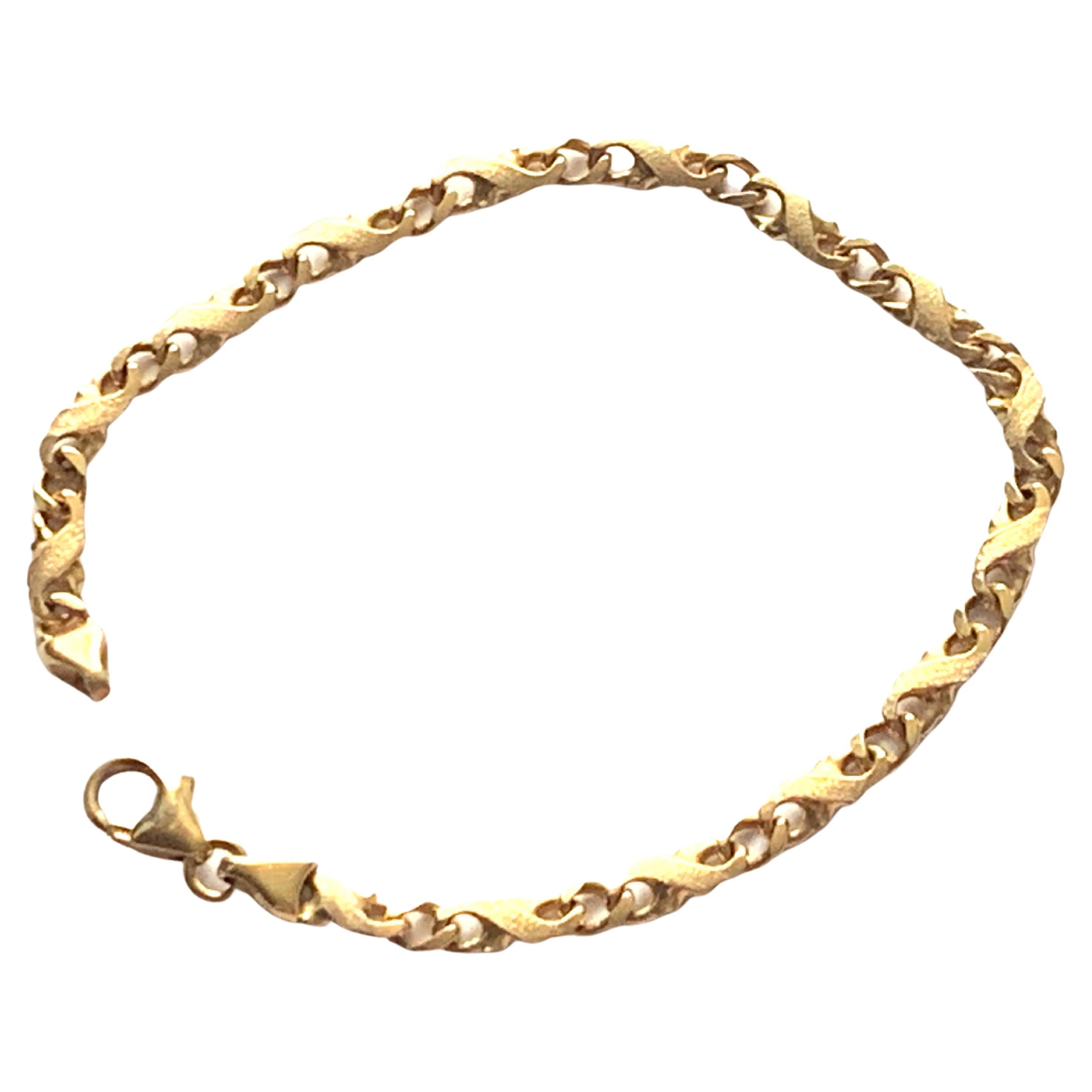 14ct 585 Gold Bracelet For Sale