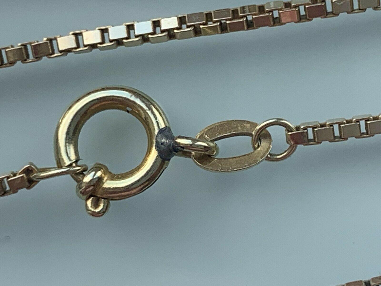 14ct 585 Gold frühe Vintage-Kette für Damen oder Herren
