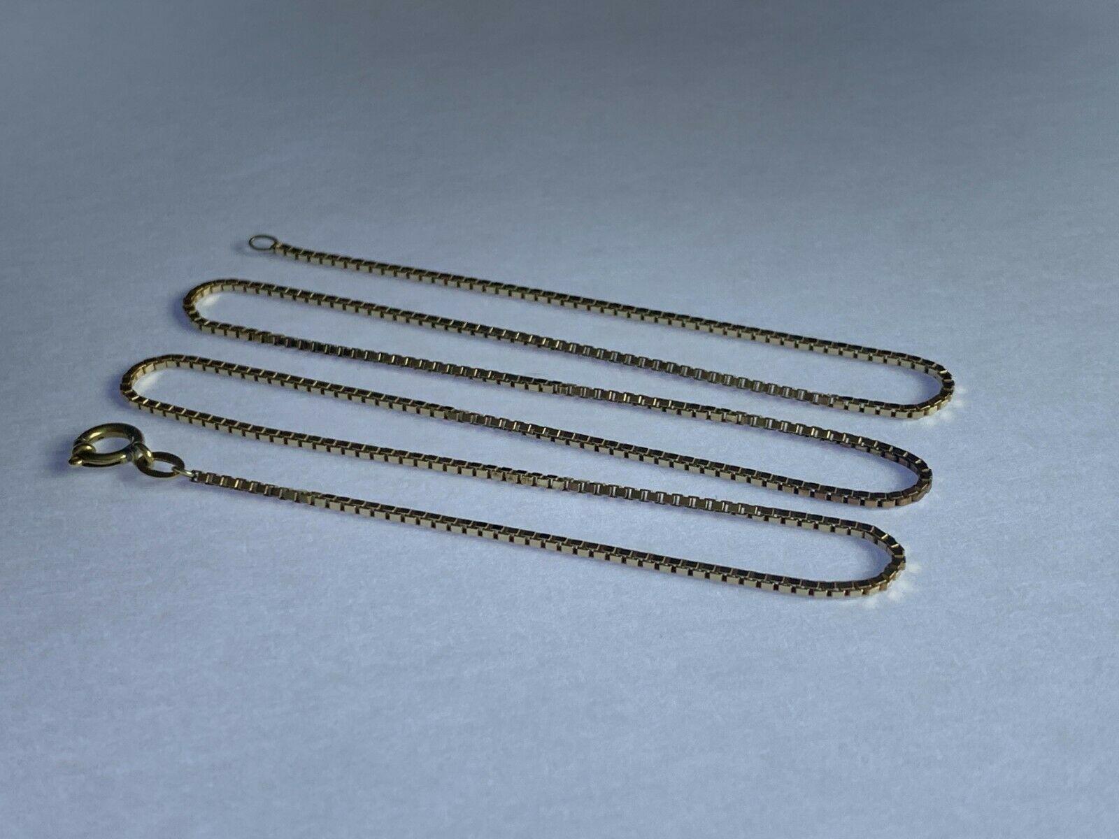 14ct 585 Gold frühe Vintage-Kette 3