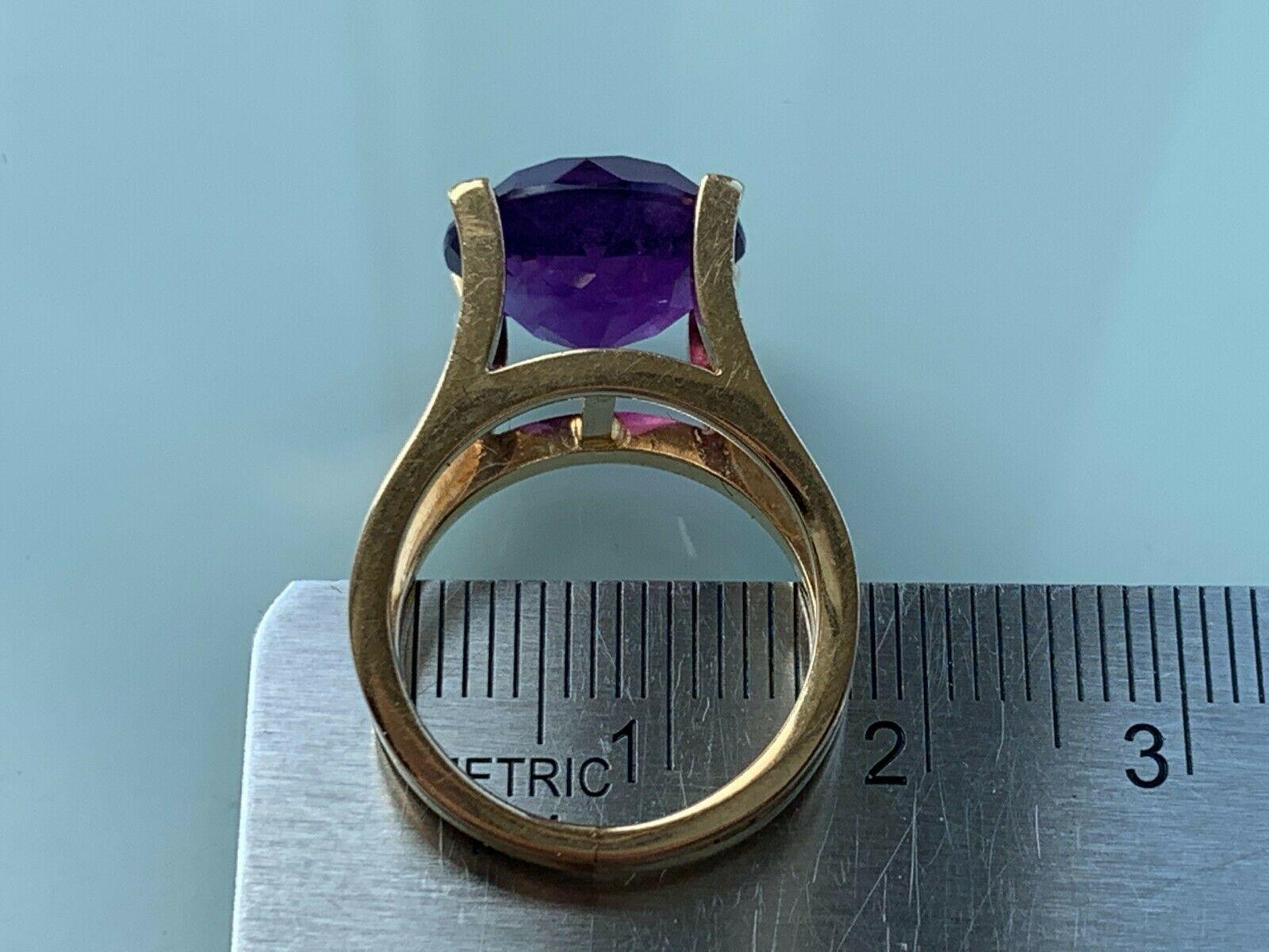 14ct 585 Gold Scandinavian Statement Ring For Sale 2