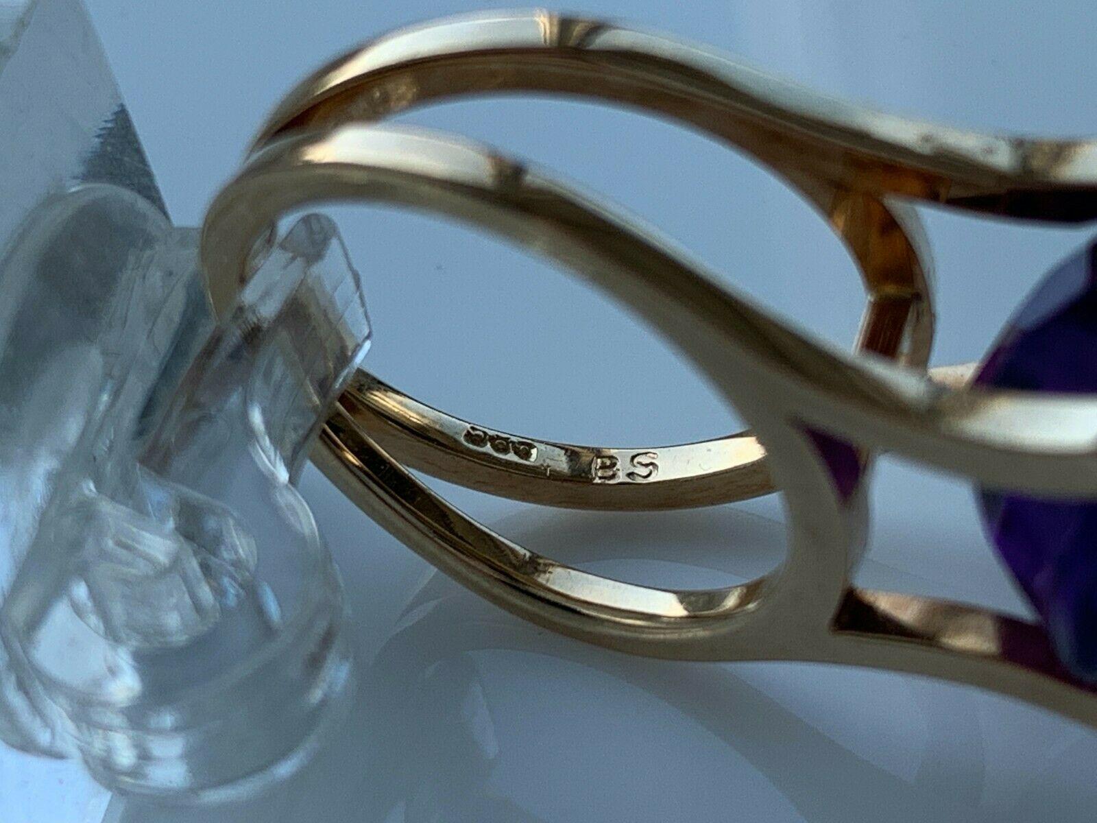 Women's 14ct 585 Gold Scandinavian Statement Ring For Sale