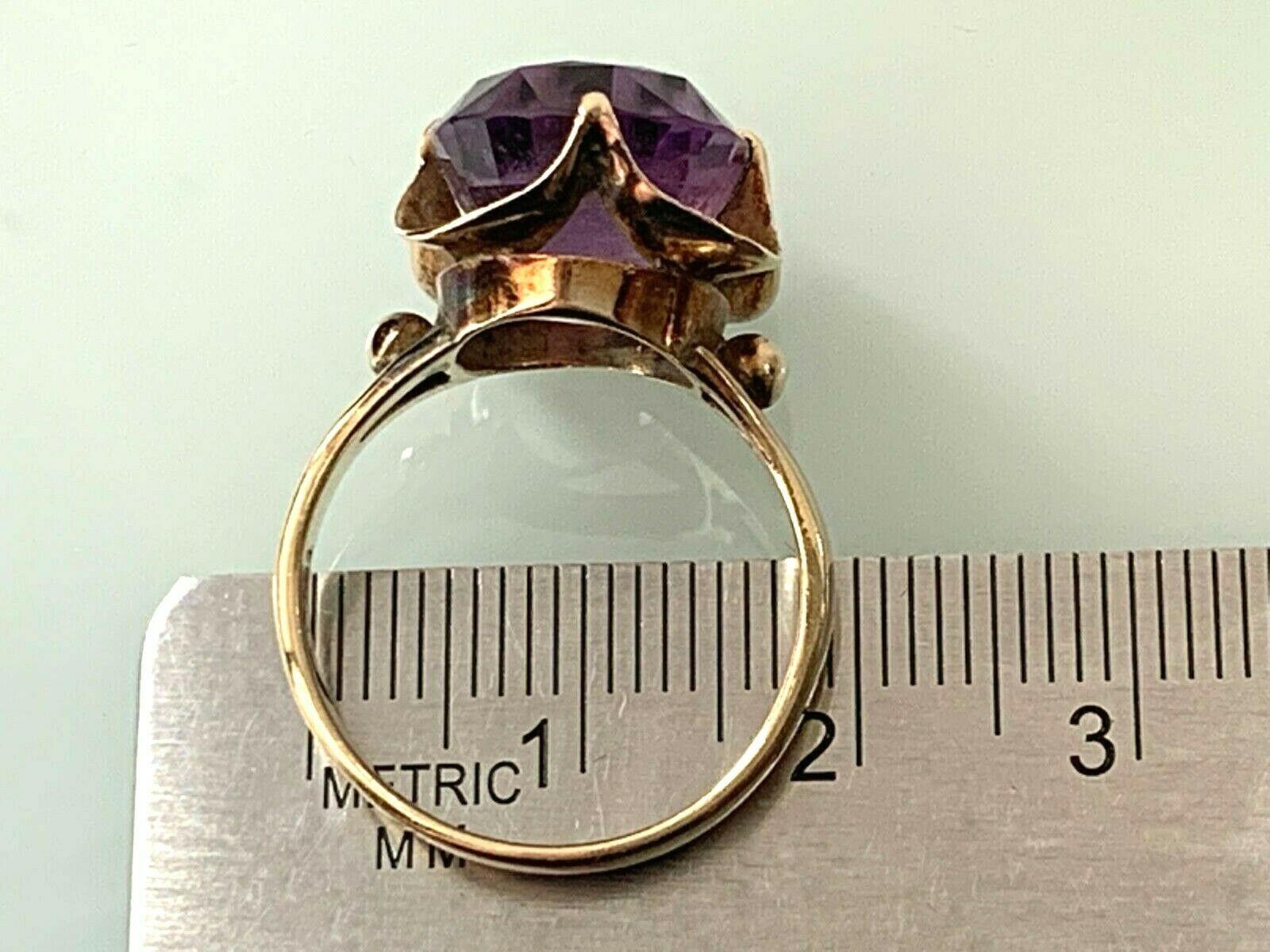 14ct 585 Gold Statement Cocktail Ring 2