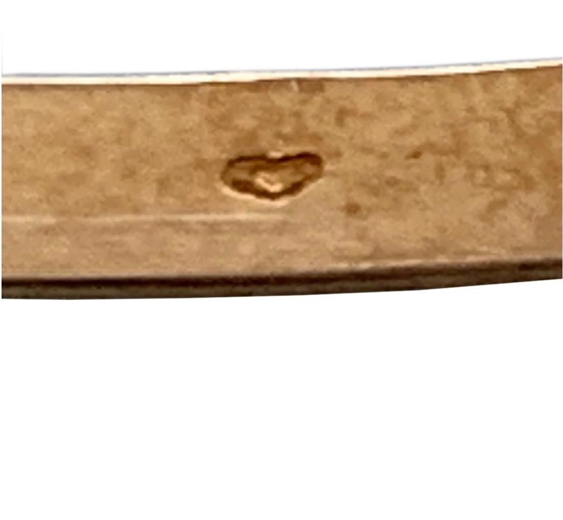Donna Bangle vintage in oro 14ct 585 in vendita
