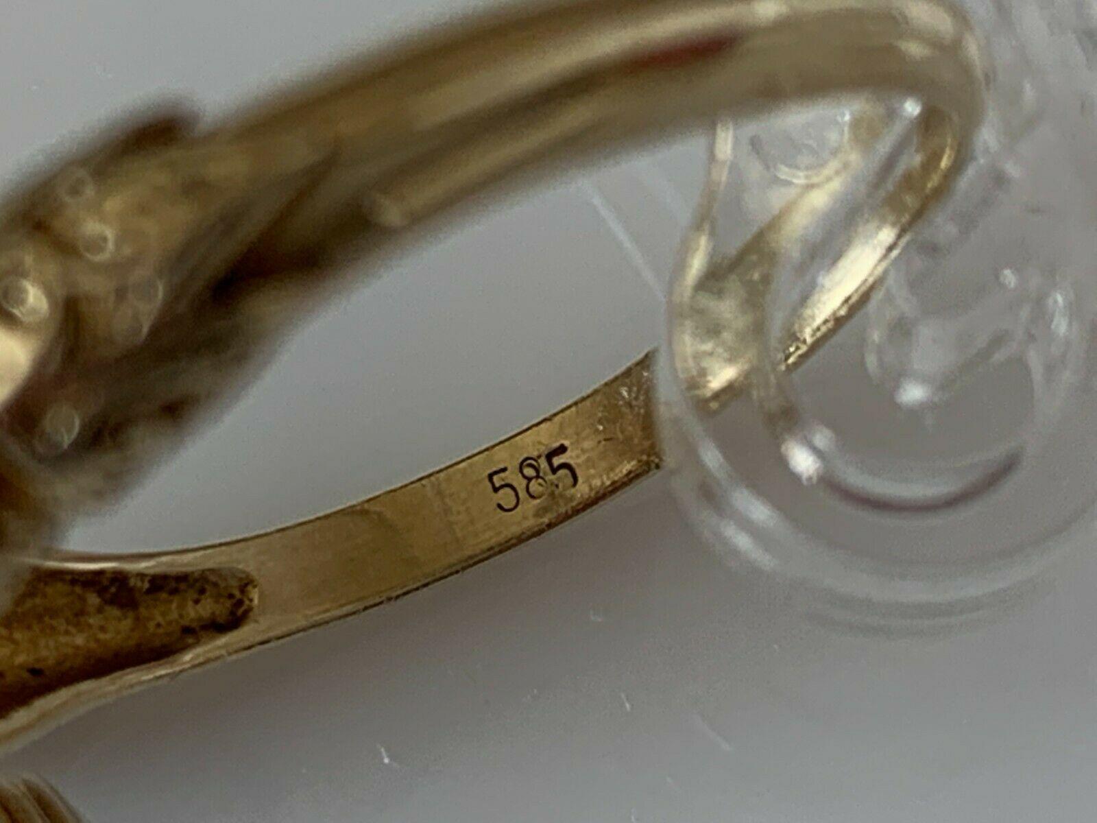 Women's or Men's 14ct 585 Gold Vintage Rams Head Ring