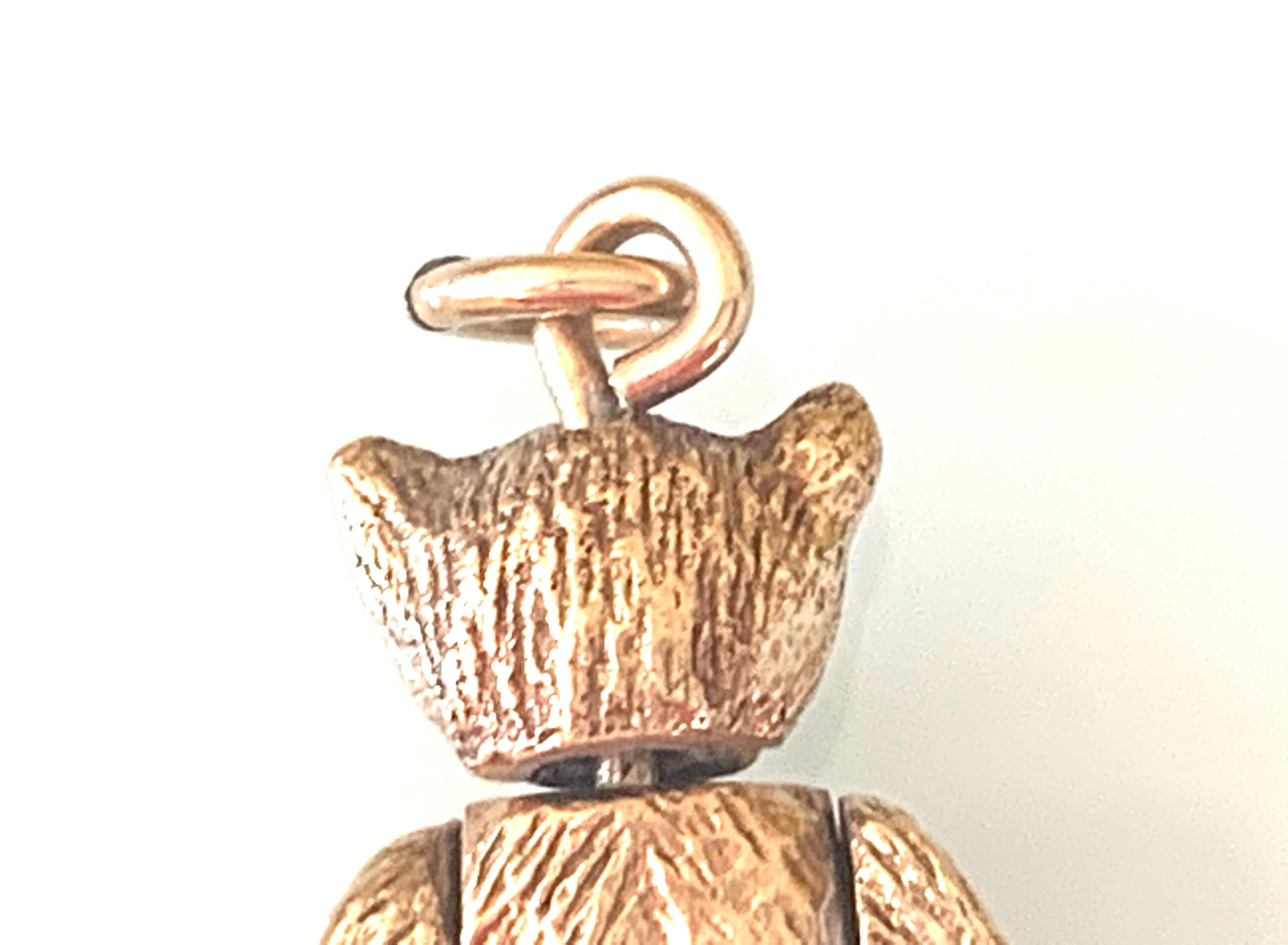 14ct Gold Teddy Bear For Sale 2