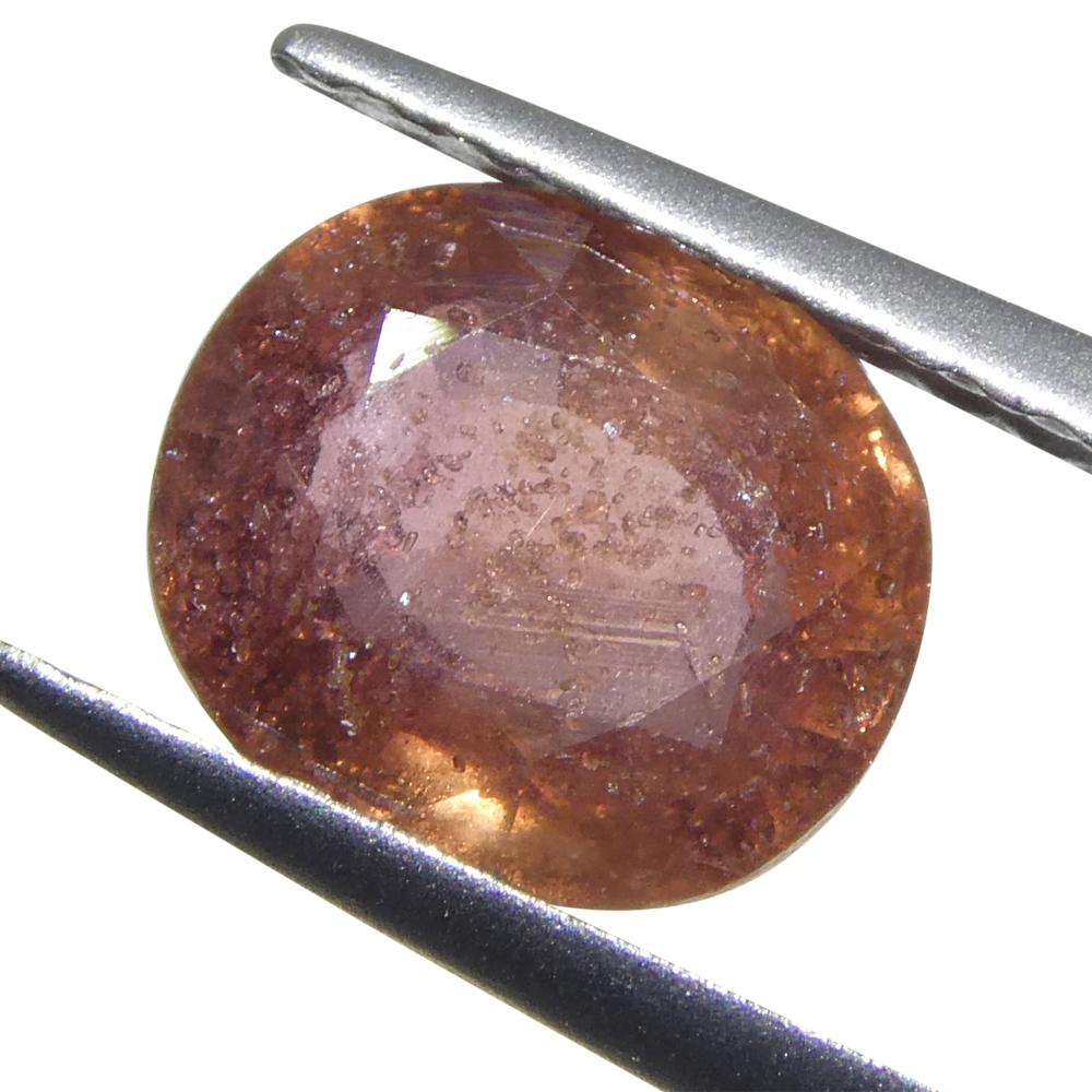 Taglio brillante Zaffiro rosa a cuscino da 1.4 carati dalla Tanzania in vendita