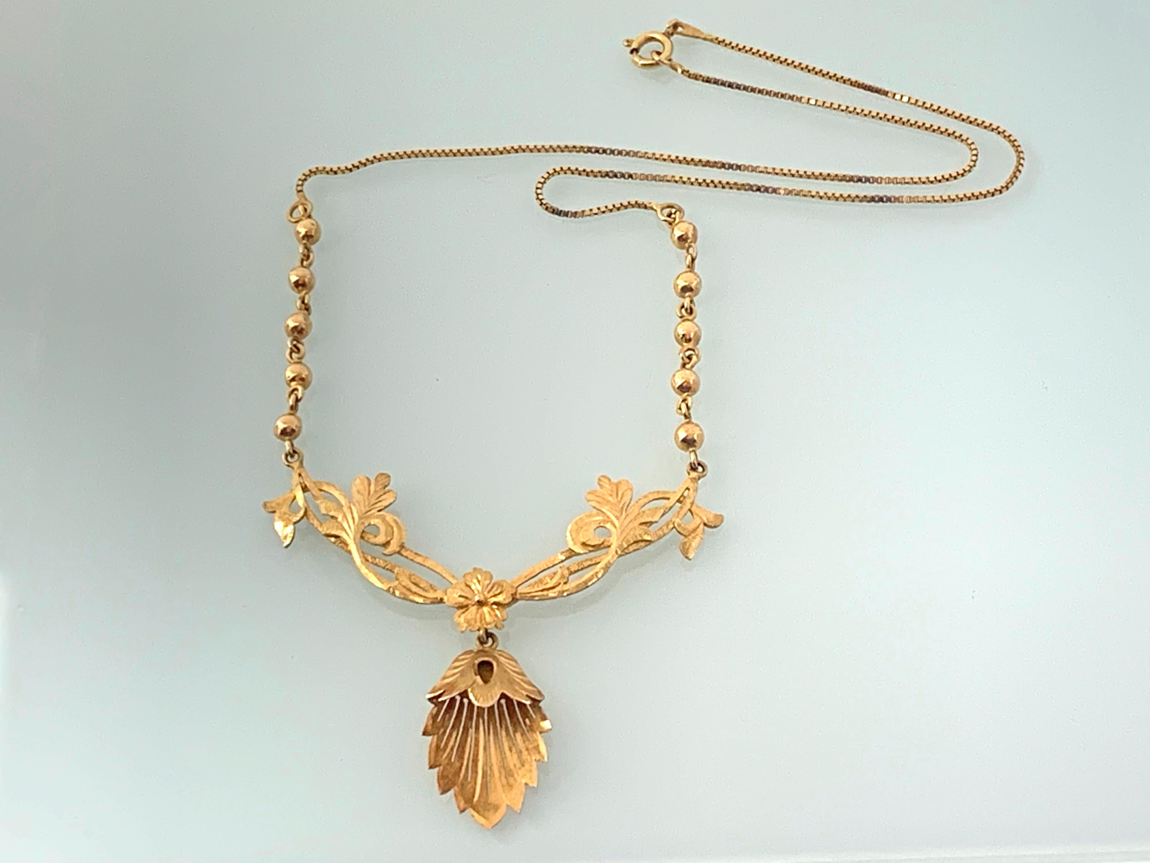 14 ct gold necklace