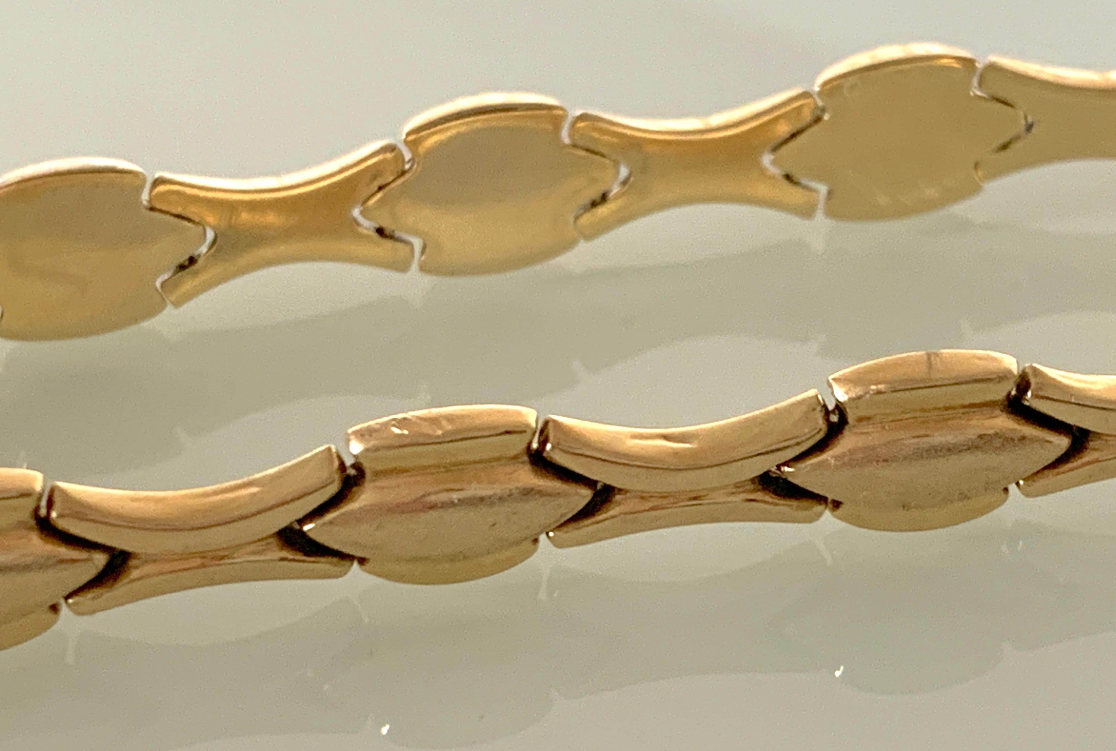 14ct Gold Bracelet by Italian Goldsmiths Favori In Good Condition For Sale In London, GB