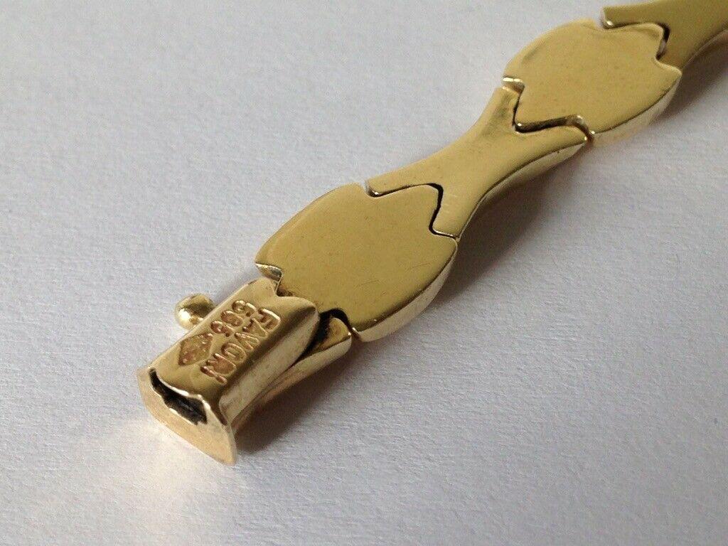 Romantic 14ct Gold Bracelet by Italian Goldsmiths Favori