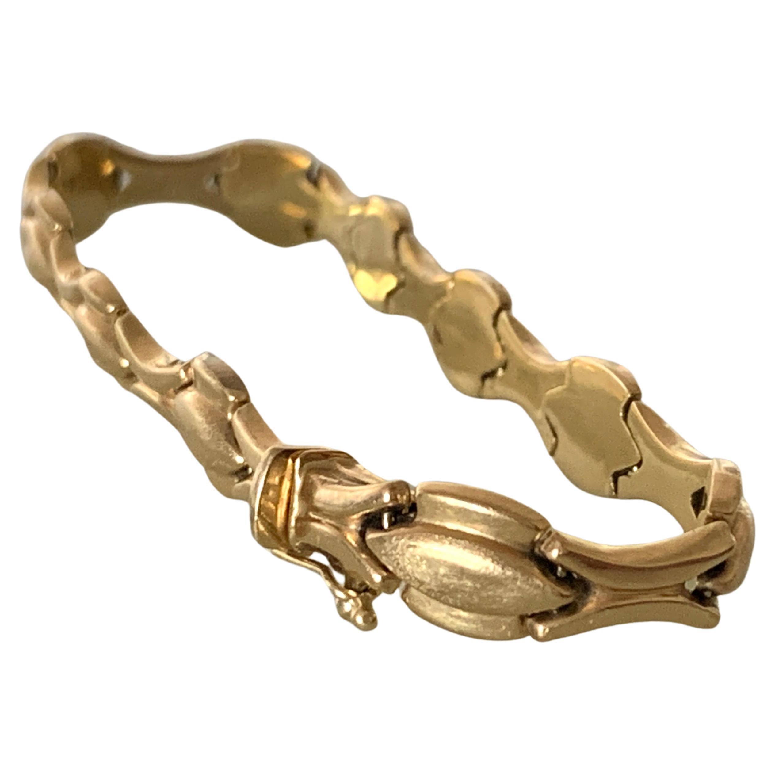 14ct Gold Bracelet by Italian Goldsmiths Favori For Sale
