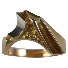 Ring "Episode" aus 14 Karat Gold, Björn Weckström für Lapponia, 1979