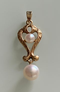 Mikimoto-Anhänger aus 14 Karat Gold