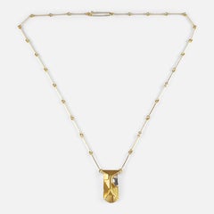 14ct Gold Pendant Necklace, Lapponia