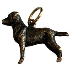 14ct Gold Retriever dog Pendant