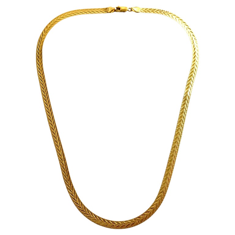 Gold necklace for sale near me Clearance