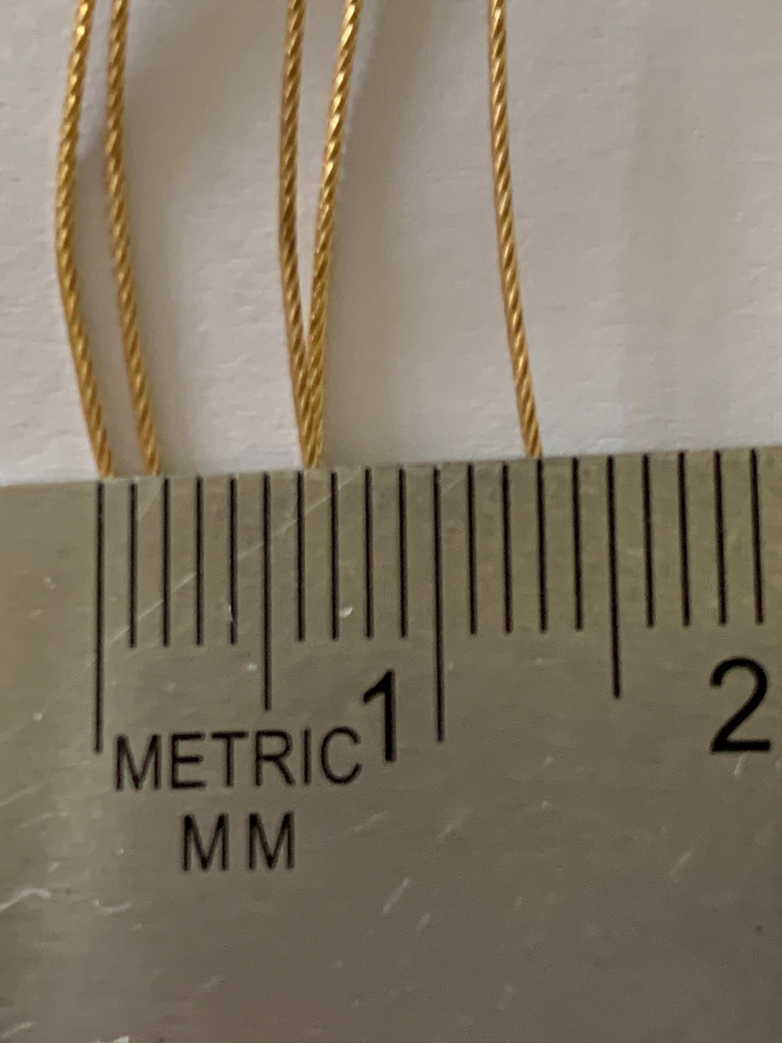 14 Karat Goldstrang-Choker von Goldschmiedeeisen-Mailor 2