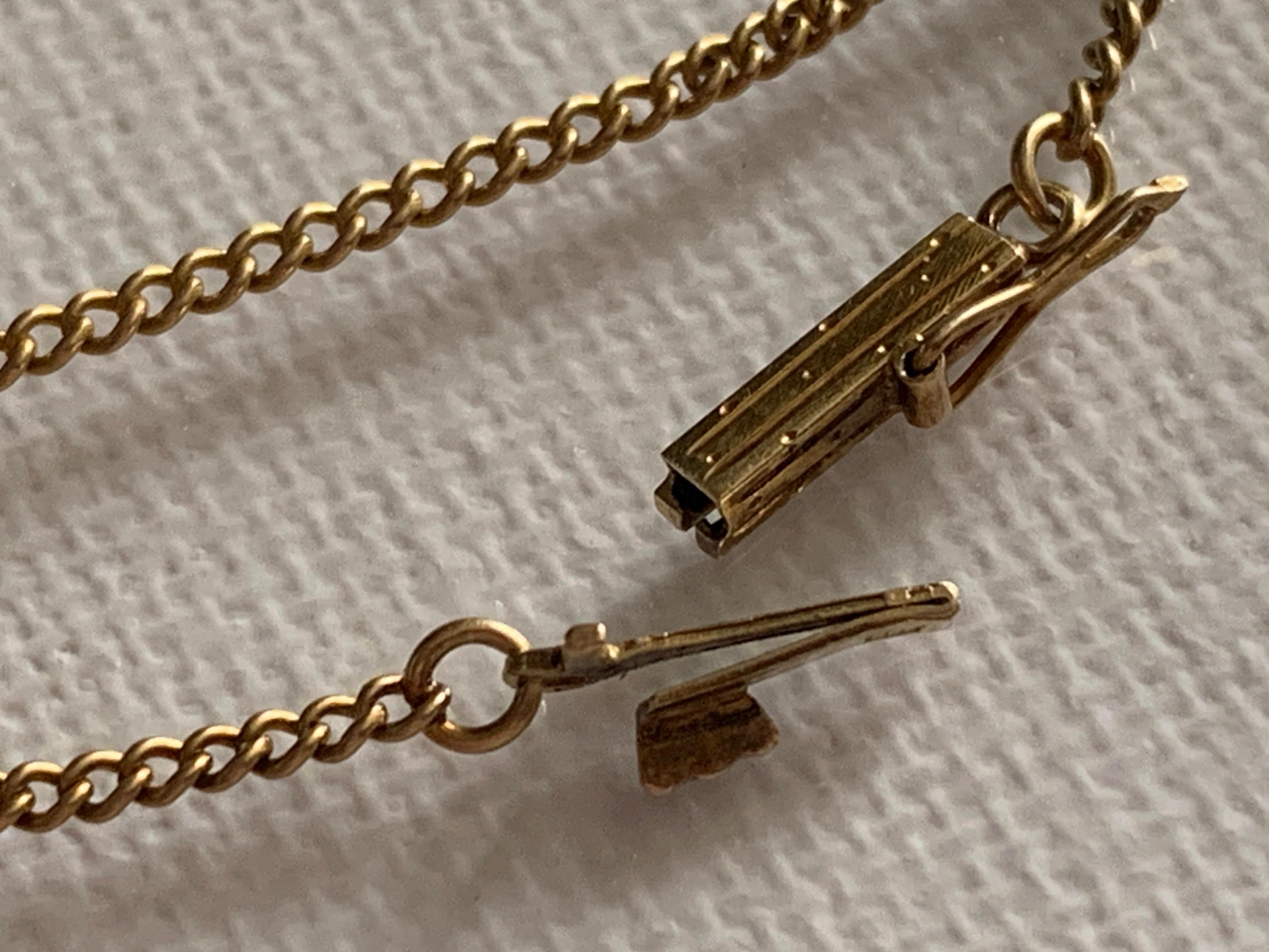 Chaîne Vintage By en or 14ct en vente 2