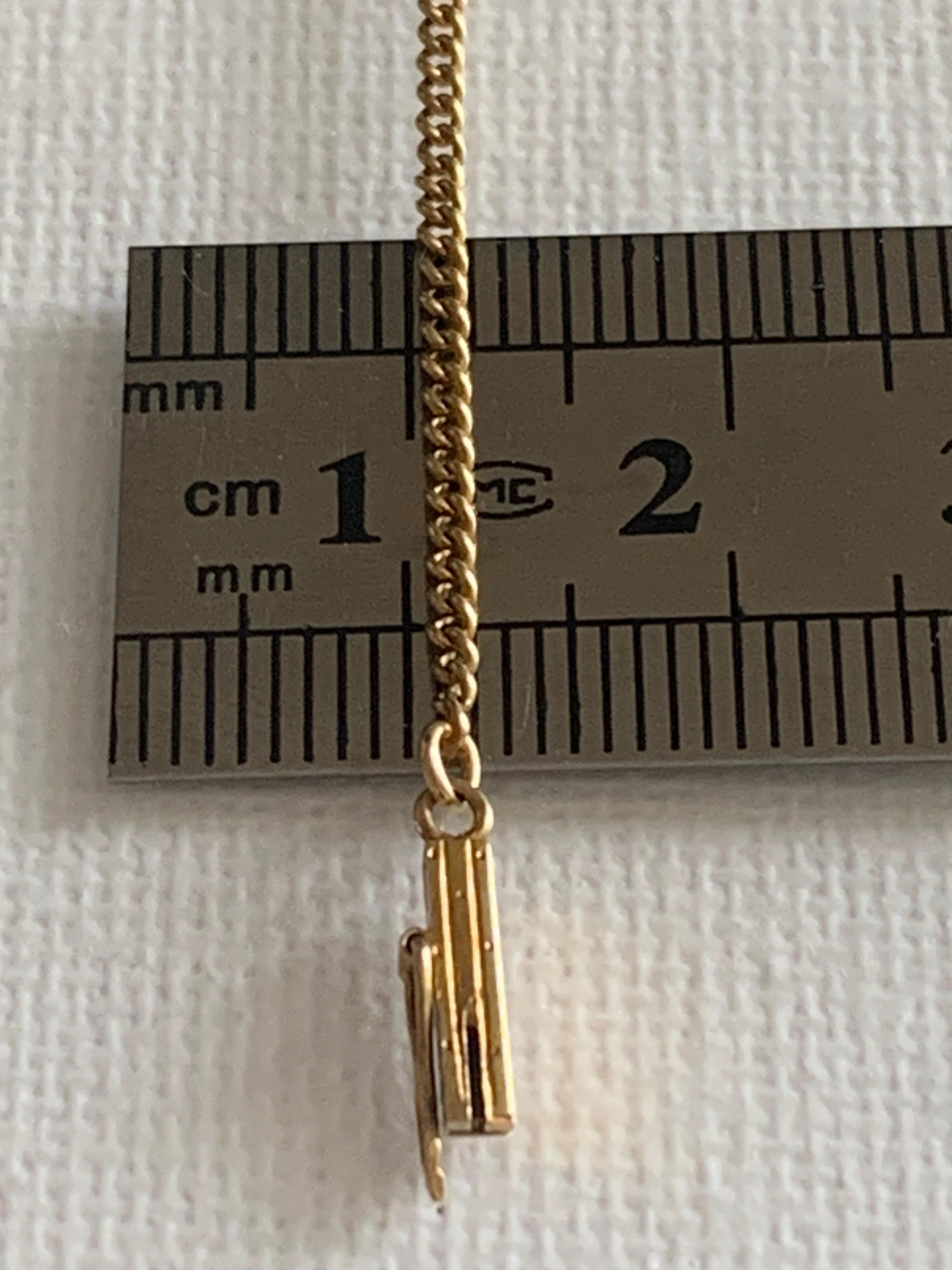 Chaîne Vintage By en or 14ct en vente 5