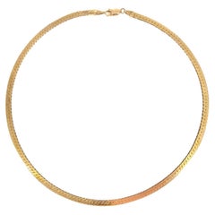 14ct Omega Style Necklace