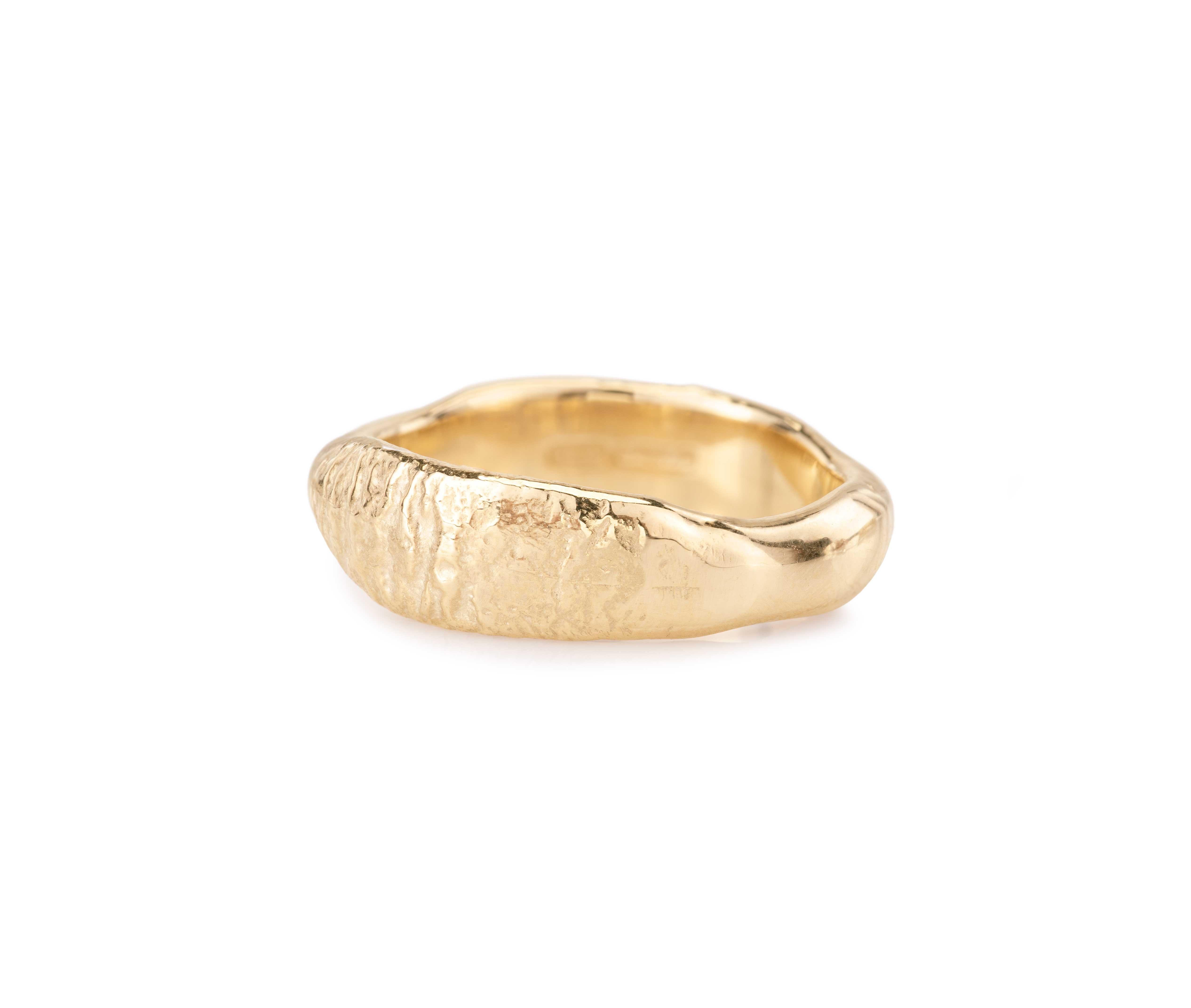 For Sale:  14ct Peach Gold Pirate Treasure Ring 4