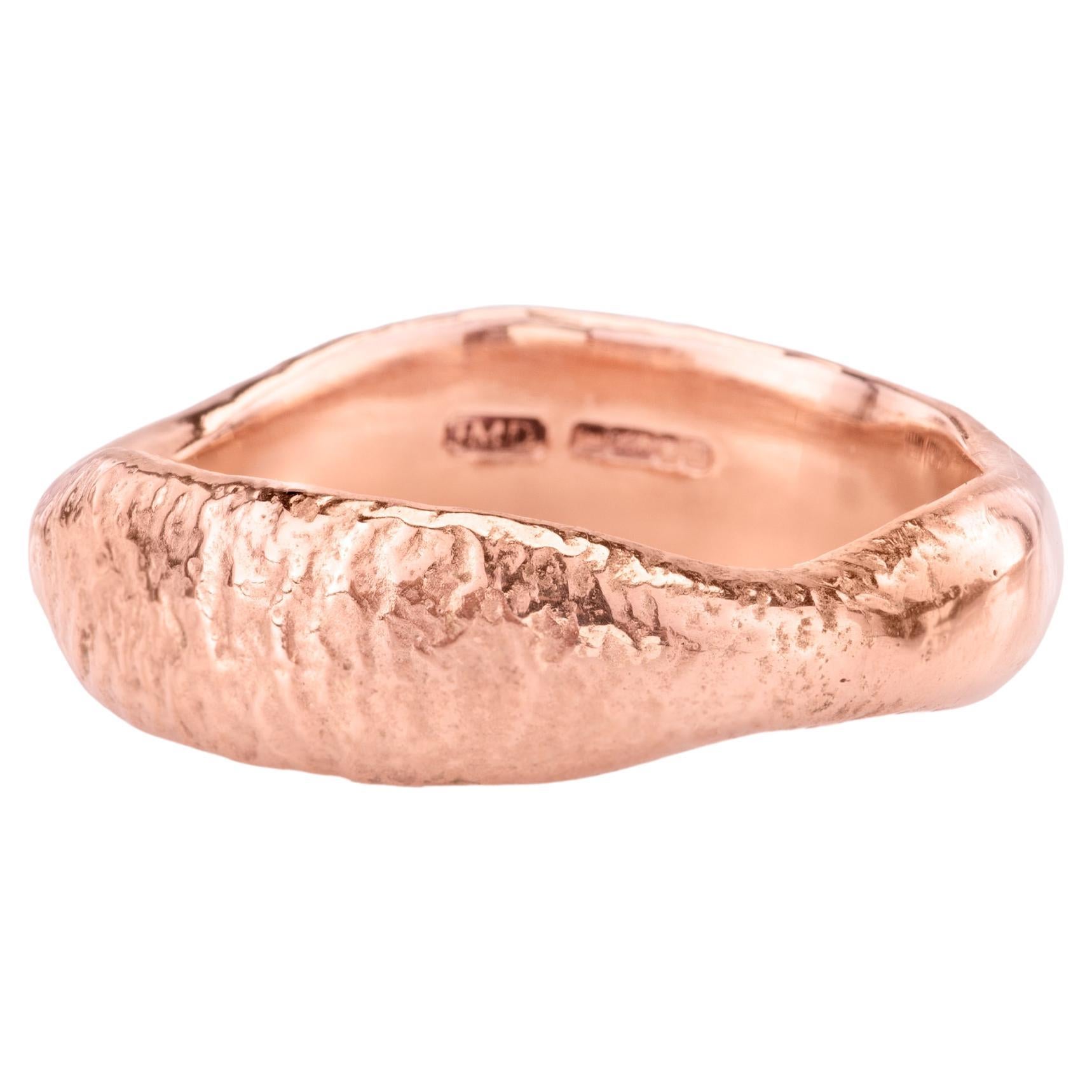 Anello del tesoro dei pirati in oro 14ct Peach