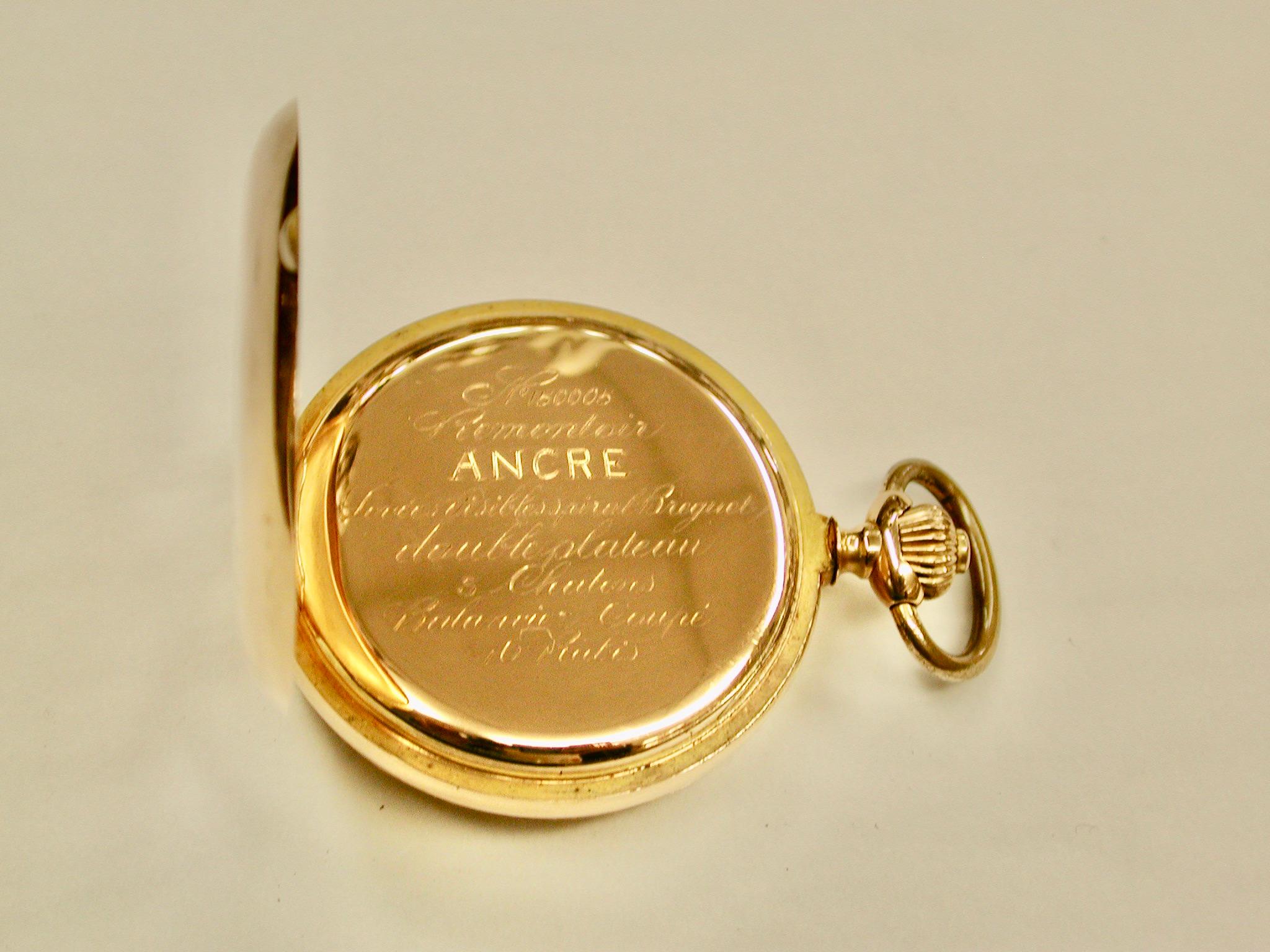 Late Victorian 14ct Swiss Gold Hunter Watch, Whip & Horseshoe, Diamonds and Rubies, c1890