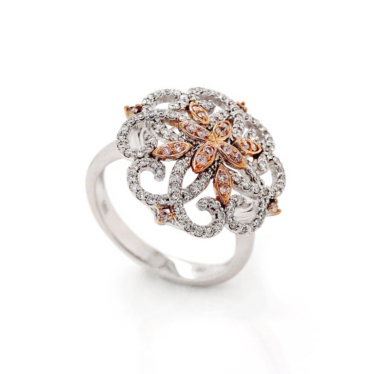 wilfred golden hour dress DIAMOND FLOATING BEZEL BAND Rose Gold/Diamond / 5 main image 1