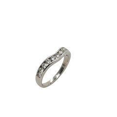 14ct Weißgold Eternity Diamantring, besetzt mit 0,53ct natürlichen Diamanten