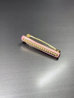 14ct Yellow Gold Art Deco Pearl Brooch with Cultured Pearls