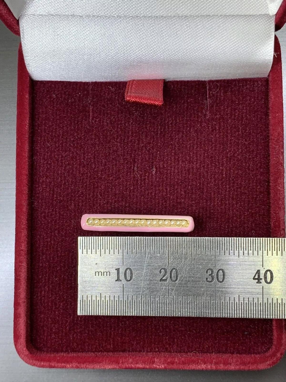 Femenino o masculino Broche Art Decó de oro amarillo de 14 ct con perlas cultivadas en venta