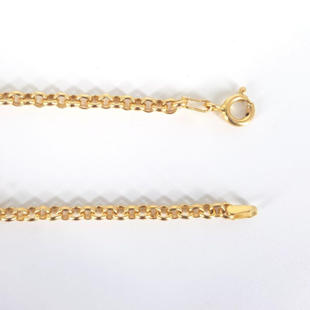 14k gold belcher chain